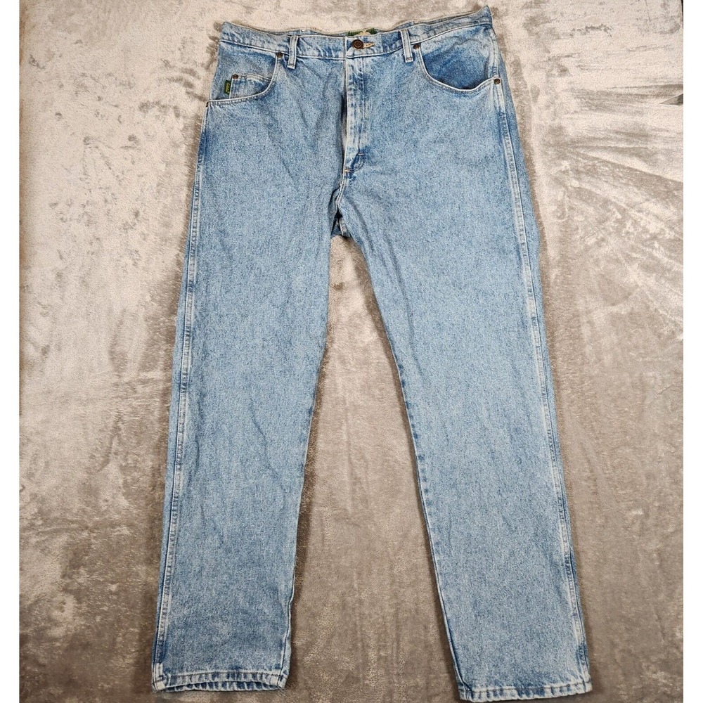 Cabela's Jeans Men's 36X32 (Tag 38/32) 905099S Roughneck Relaxed Fit Cotton Blue